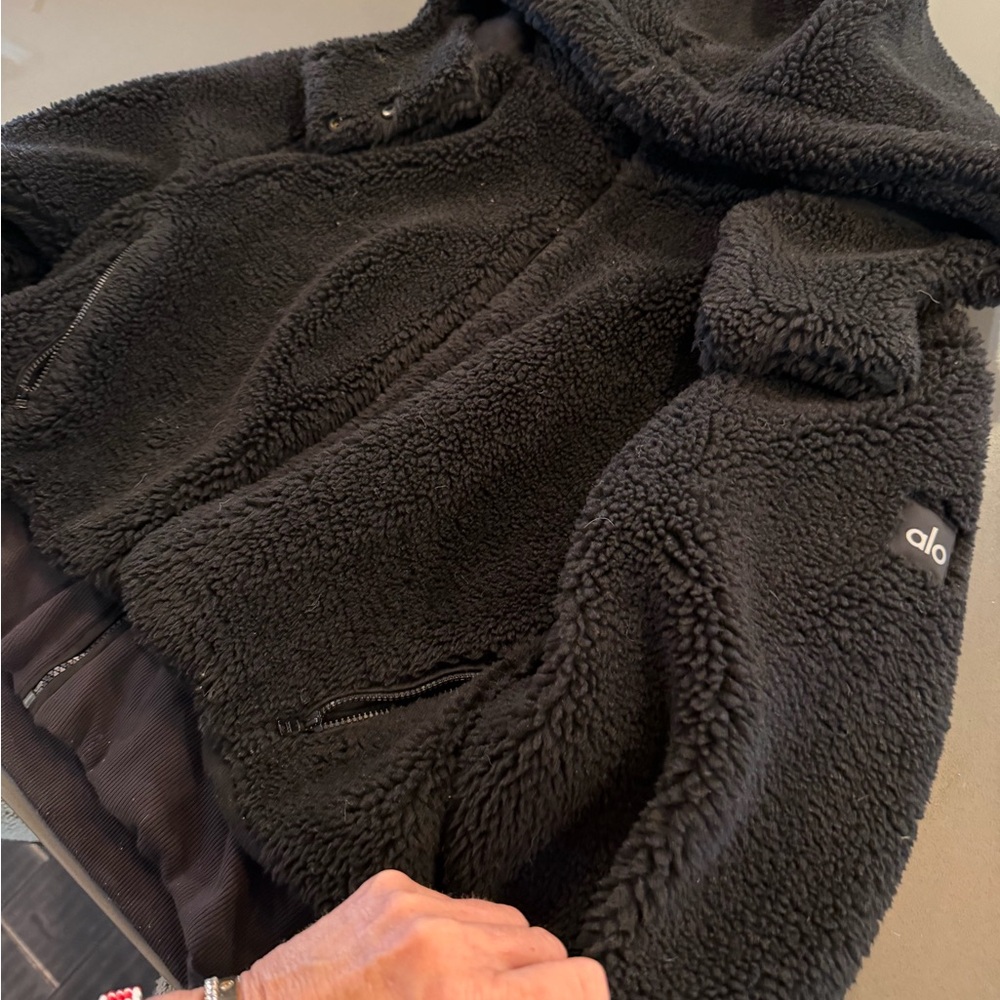 ALO Yoga Black Bomber Jacket
